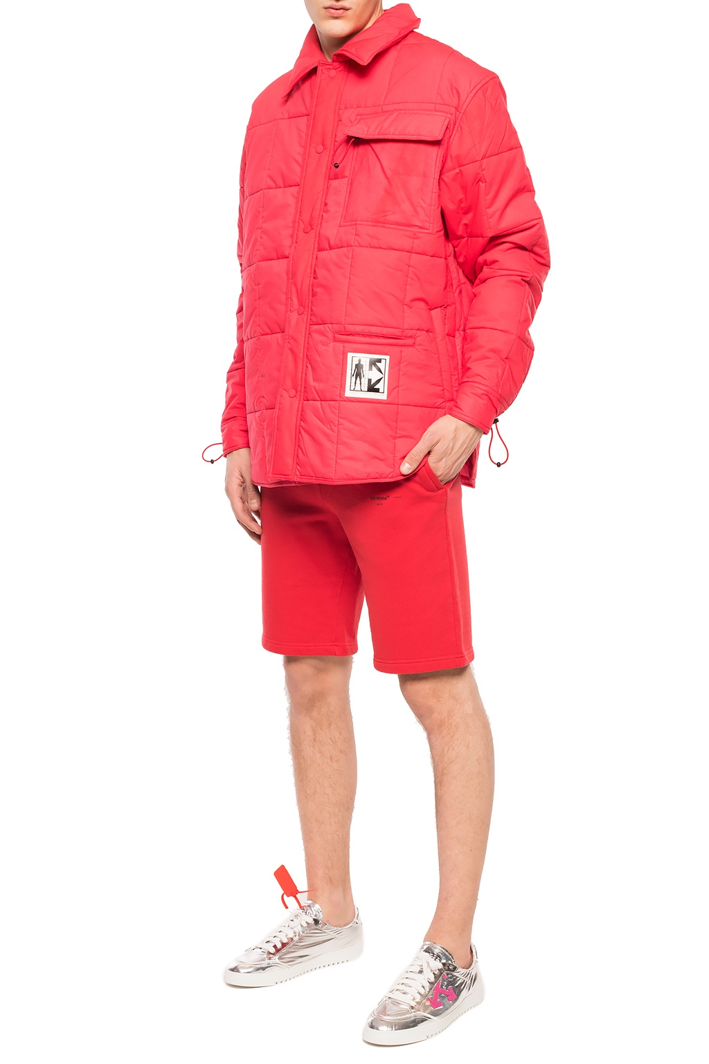 OffWhite Quilted jacket with logo Men's Clothing Vitkac